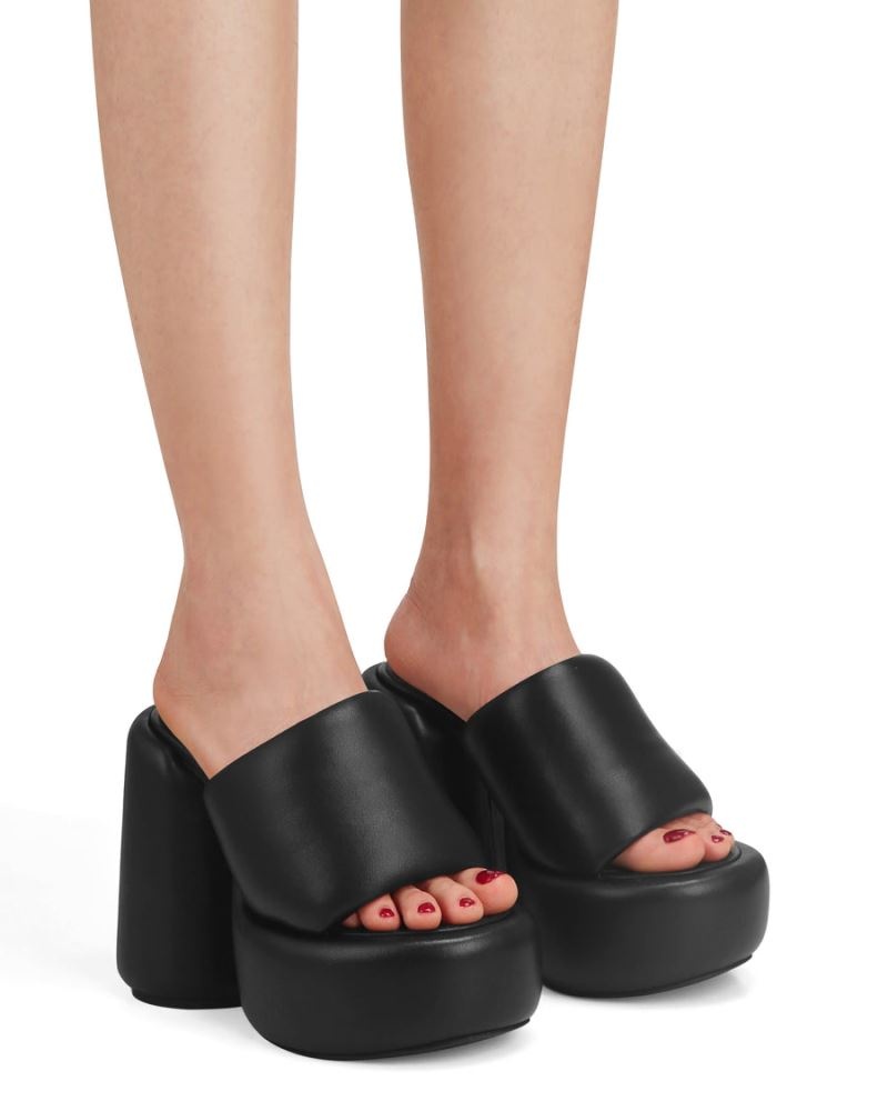 Naked Wolfe Wow Platform Szandál Női Fekete | Hungary 3492LVZUO