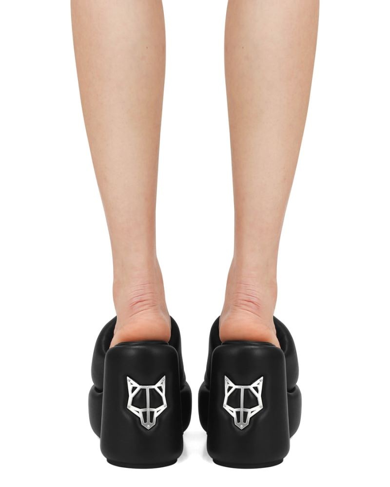 Naked Wolfe Wow Platform Szandál Női Fekete | Hungary 3492LVZUO